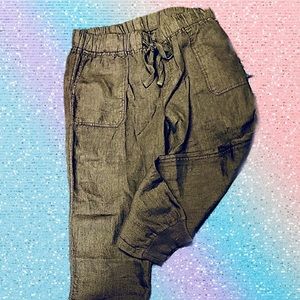 NWT Caslon Linen jogger pants